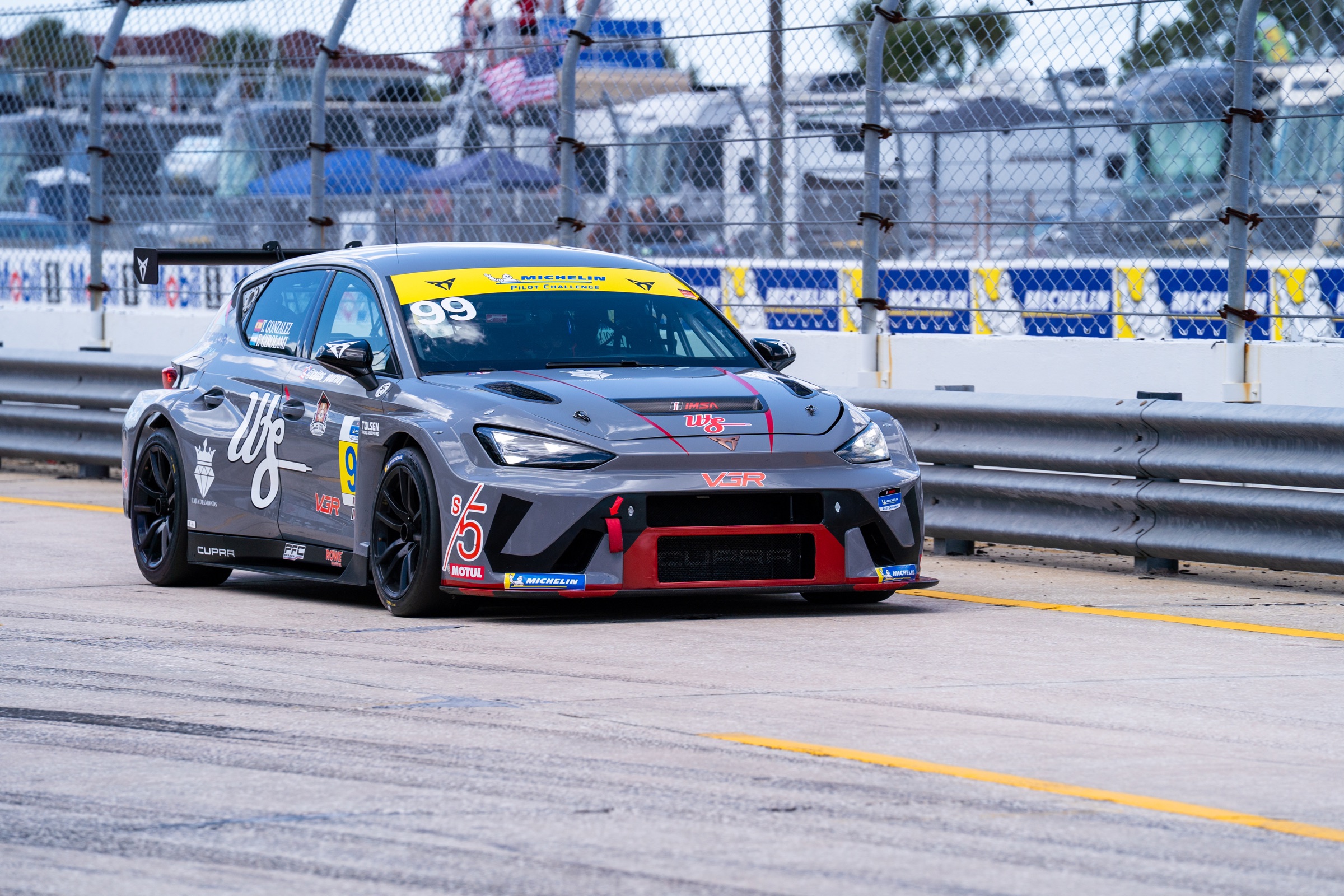 VGR CUPRA racing to TCR victory at Sebring