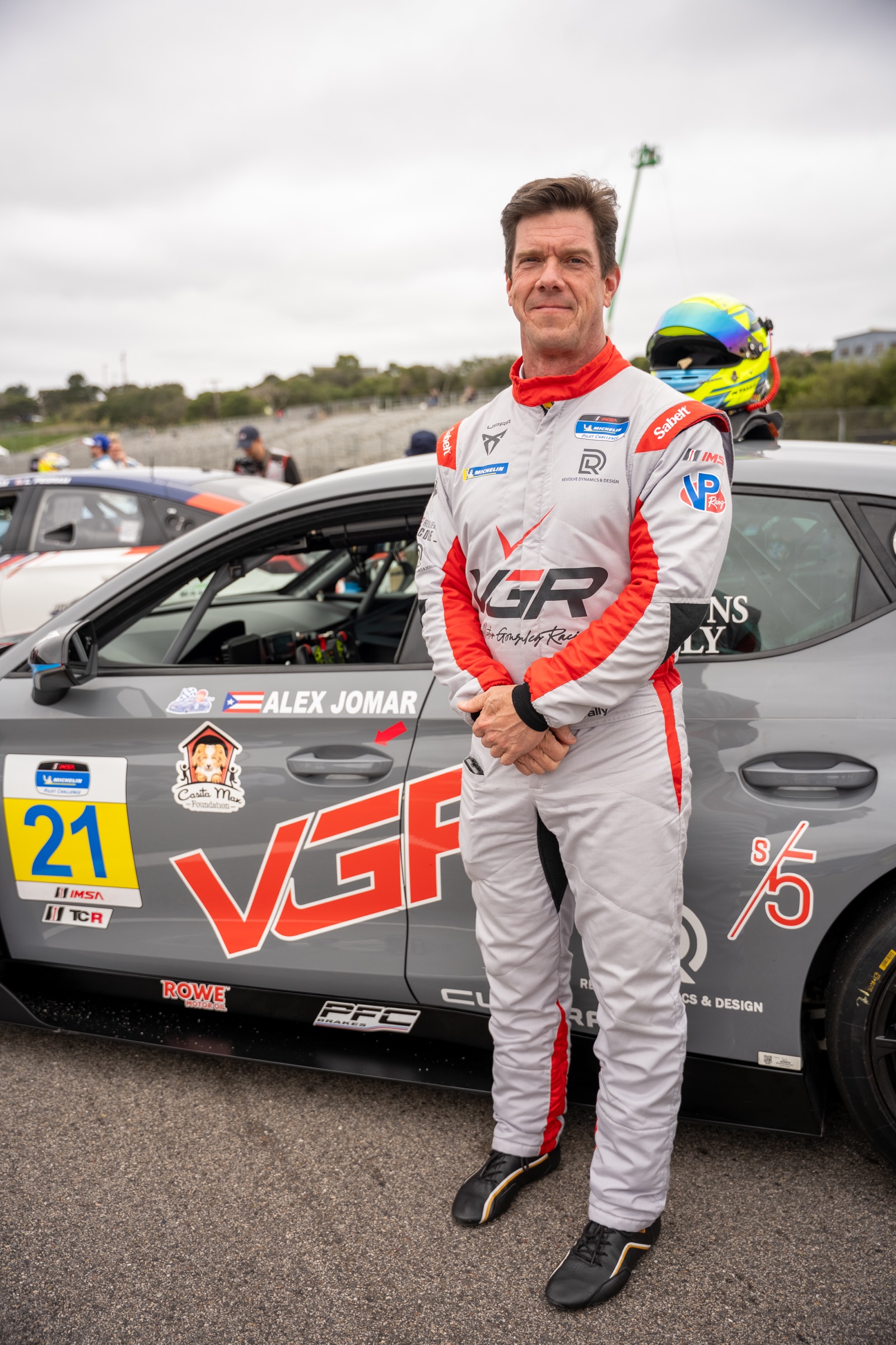 VGR driver at Laguna Seca