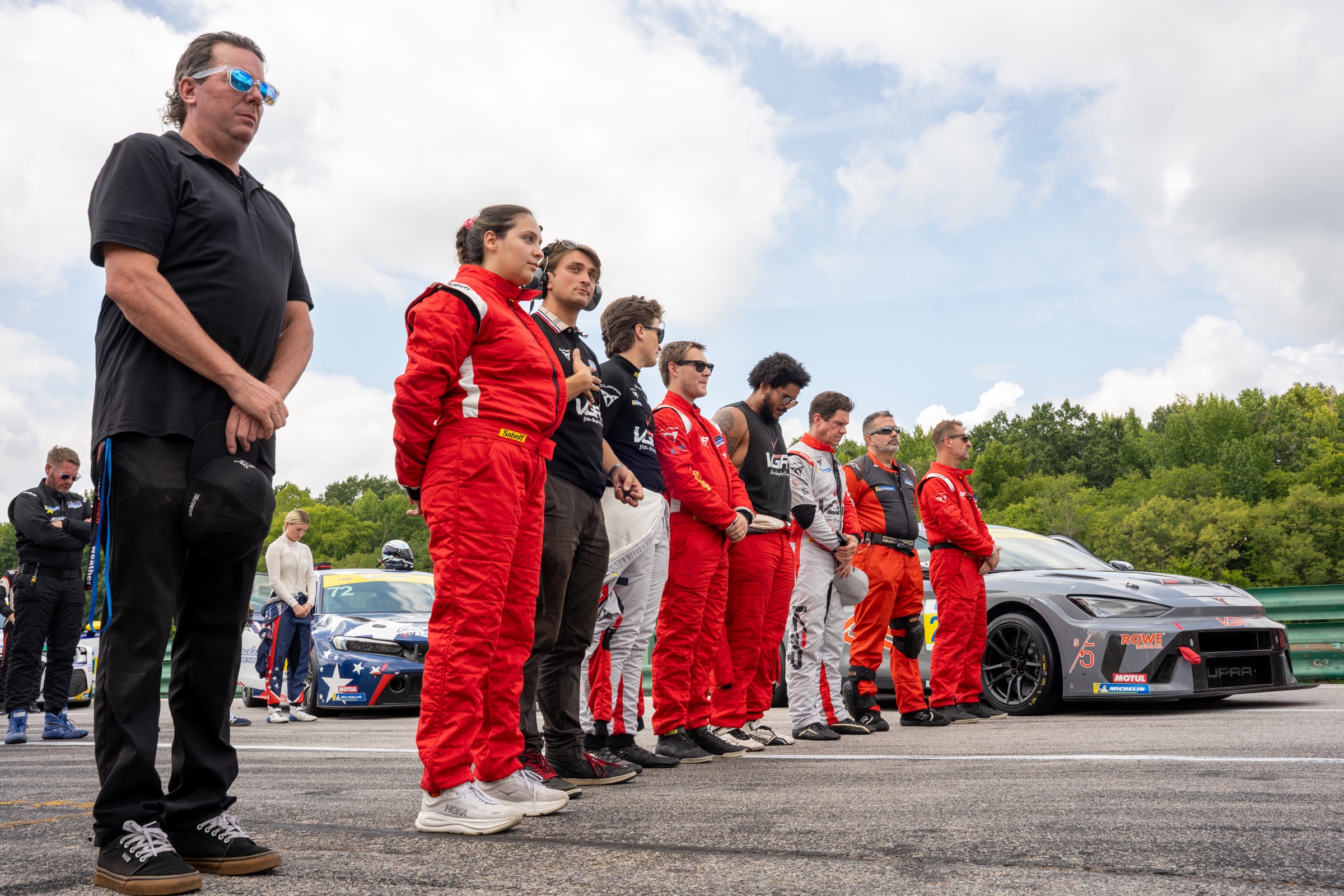 Victor Gonzalez Racing team lineup at VIR