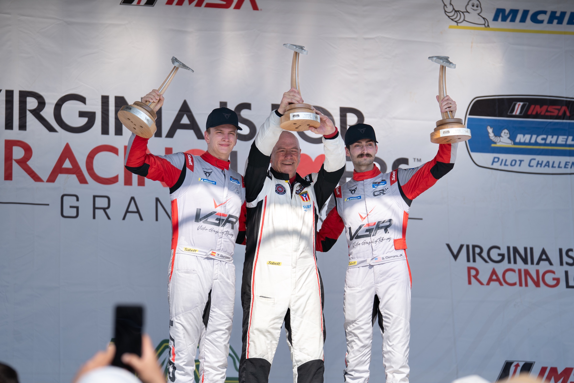 VGR No. 99 CUPRA during its winning VIR race weekend